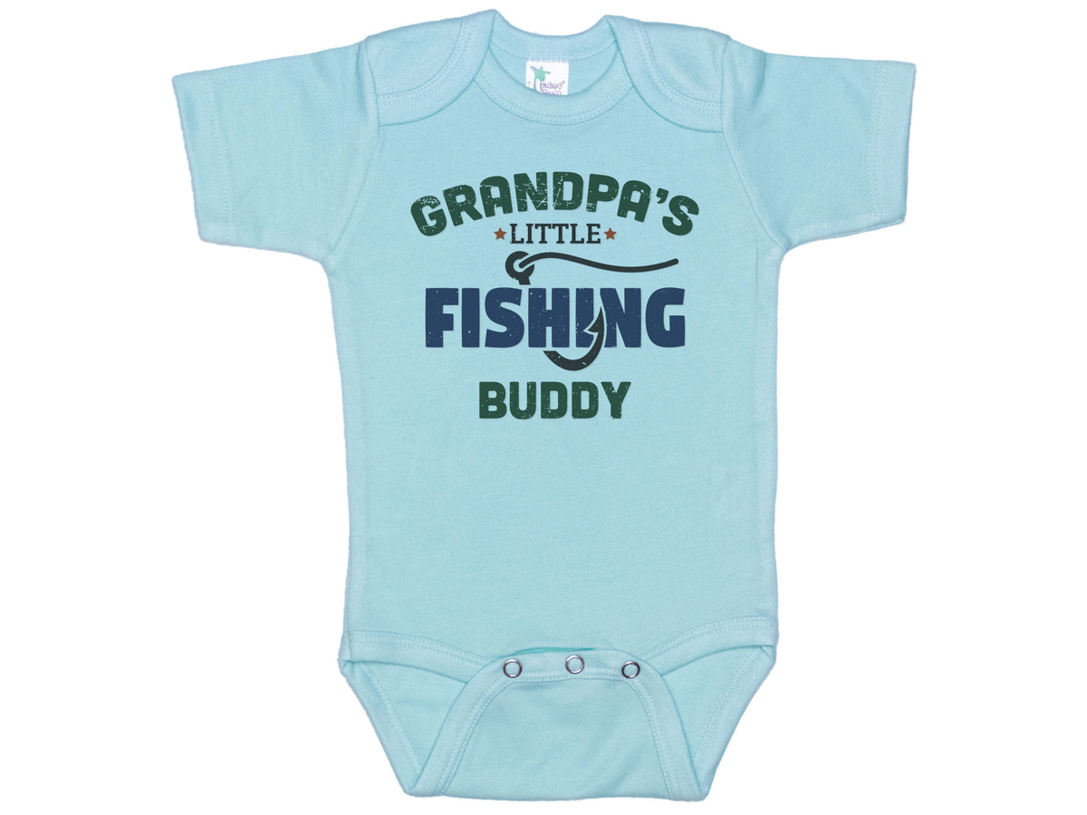 Grandpa's Little Fishing Buddy Onesie®