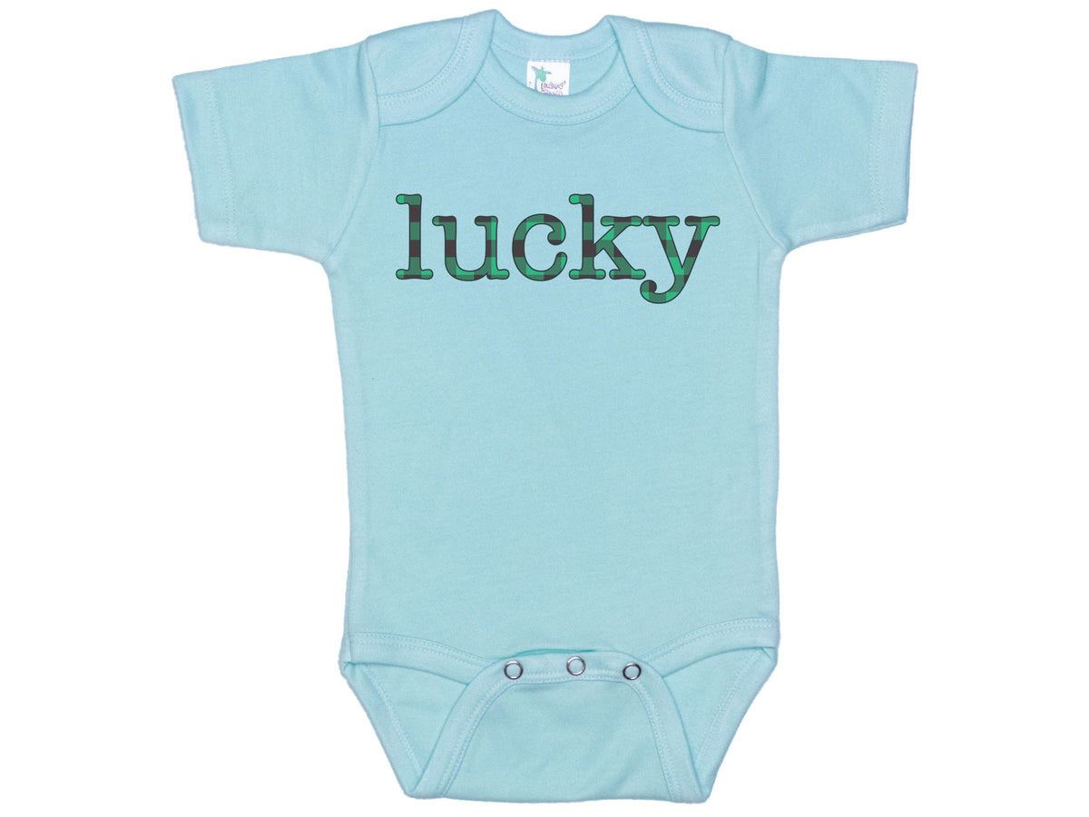 Lucky Plaid Onesie®
