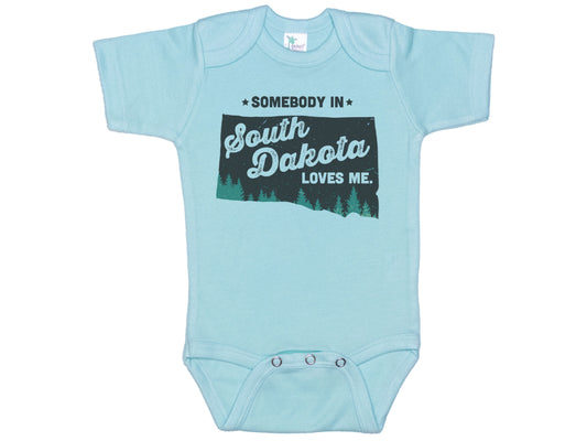 Somebody In South Dakota Loves Me Onesie®