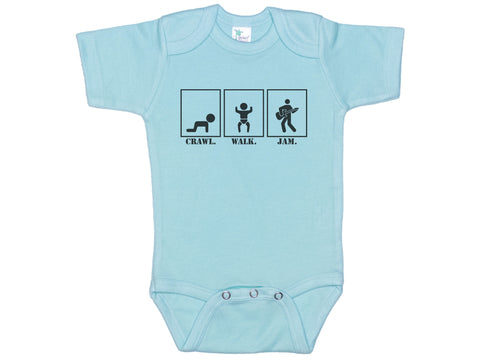 Crawl Walk Jam Onesie®