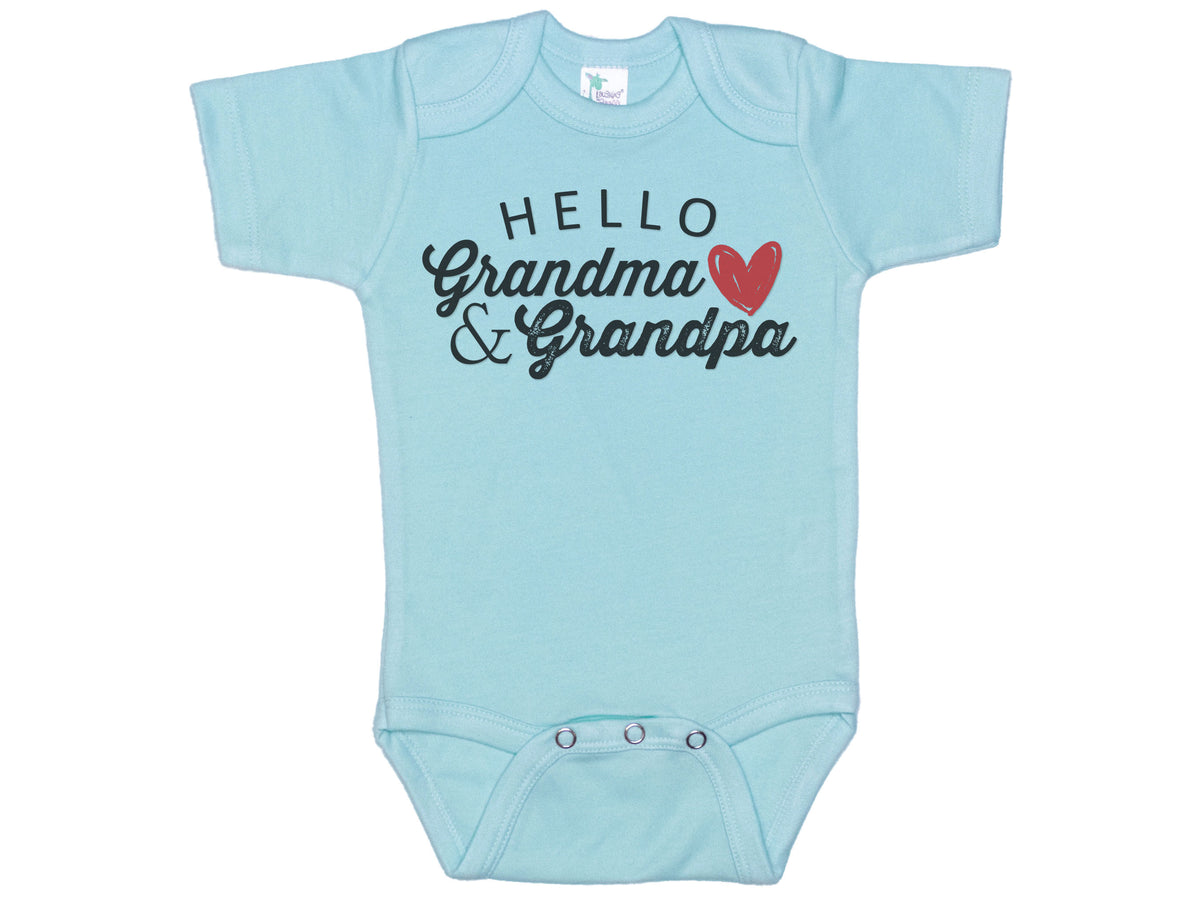 Hello Grandma And Grandpa Onesie®