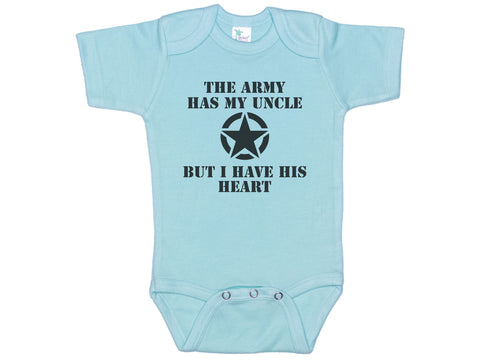 The Army Has My Uncle But I Have His Heart Onesie®