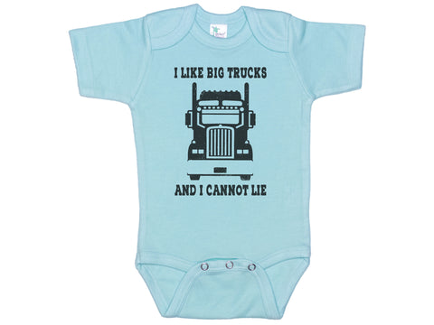 I Like Big Trucks And I Cannot Lie Onesie®