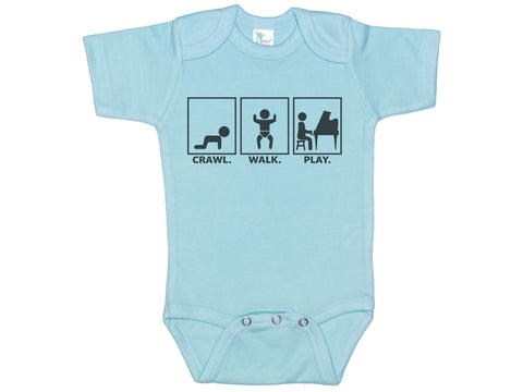 Crawl Walk Play Onesie® (Piano)