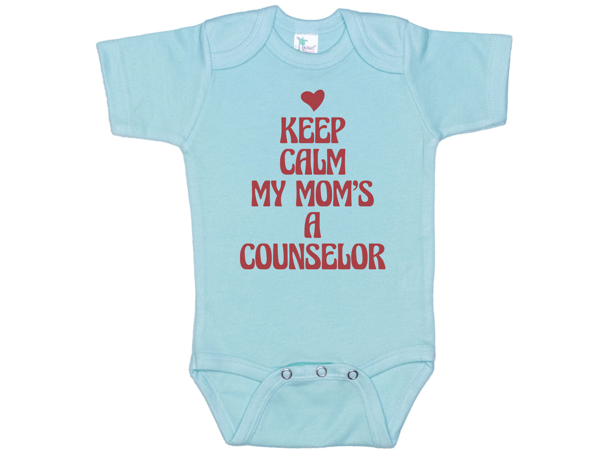 Keep Calm My Mom's A Counselor Onesie®