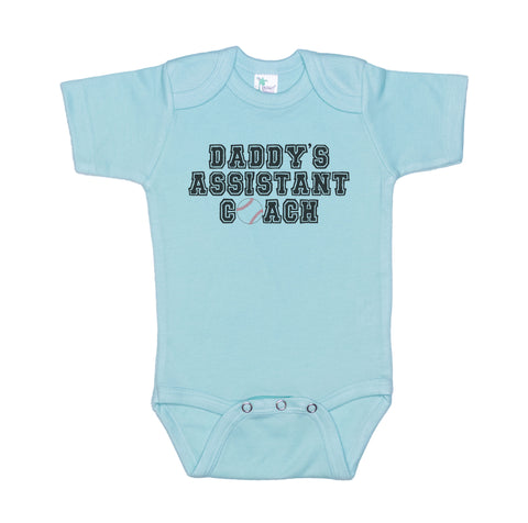 Daddy's Assistant Coach Baseball Onesie®