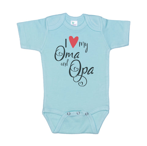 I Love My Oma and Opa Onesie®