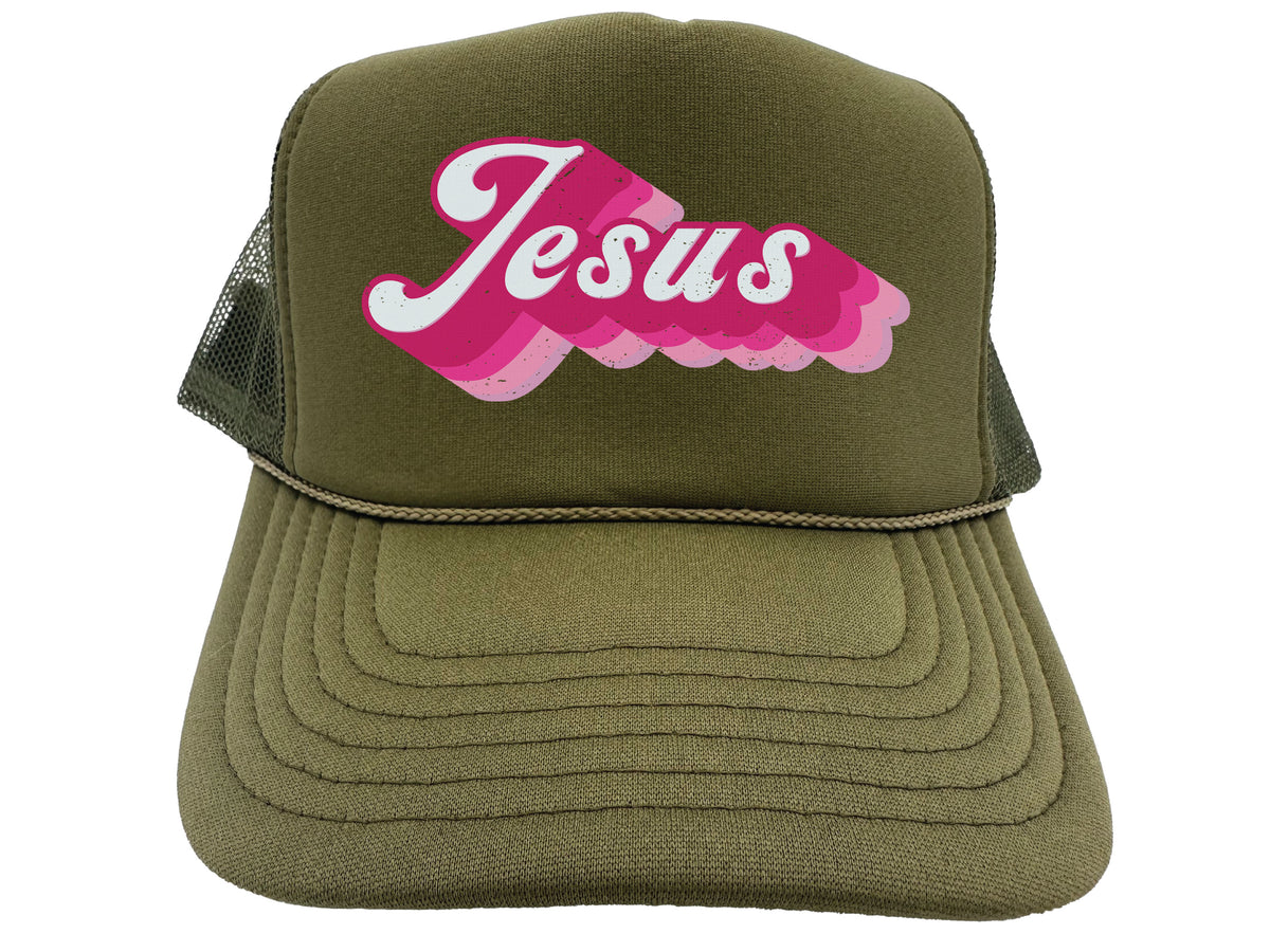 Pink Jesus Hat