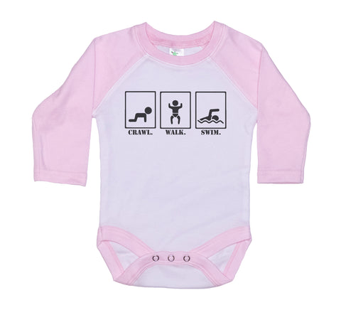 Crawl Walk Swim Onesie®
