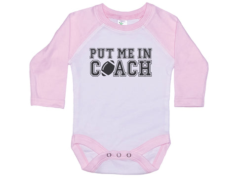 Put Me In Coach Football Onesie®