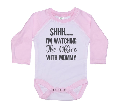 Shh I'm Watching The Office With Mommy Onesie®