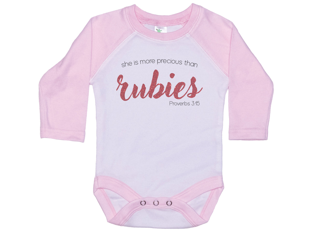 She Is More Precious Than Rubies Onesie®