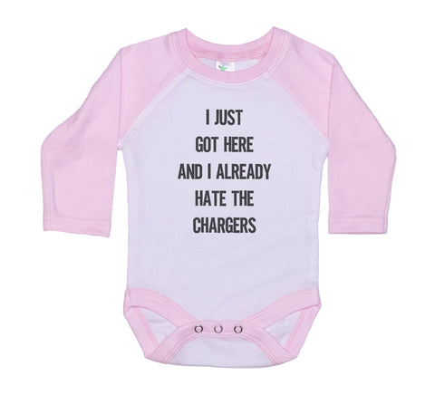 I Just Got Here And I Already Hate The Chargers Onesie®
