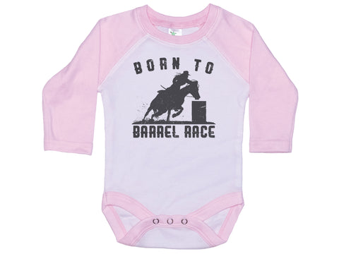 Born To Barrel Race Onesie®