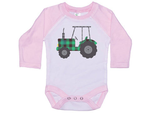 Plaid Tractor Onesie®