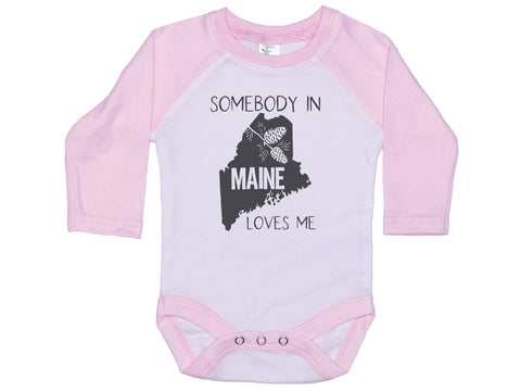 Somebody In Maine Love Me Onesie®
