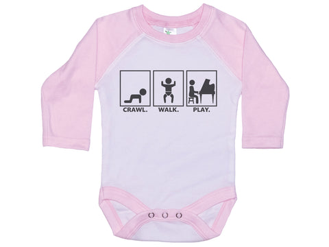 Crawl Walk Play Onesie® (Piano)