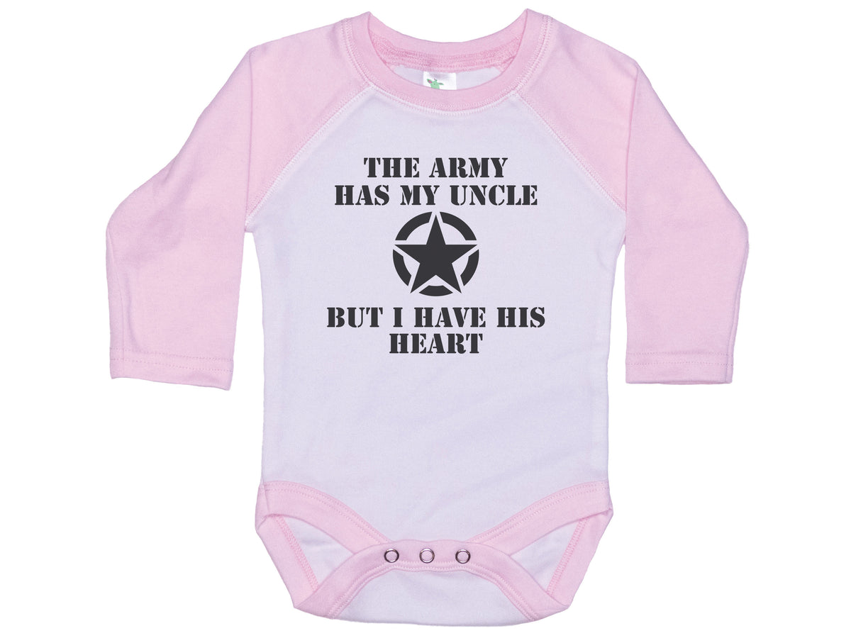 The Army Has My Uncle But I Have His Heart Onesie®