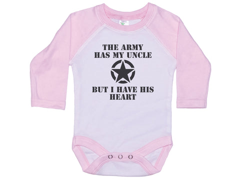 The Army Has My Uncle But I Have His Heart Onesie®