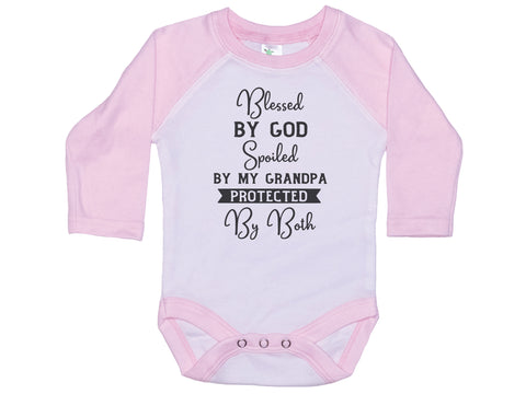 Blessed By God Spoiled By Grandpa Onesie®