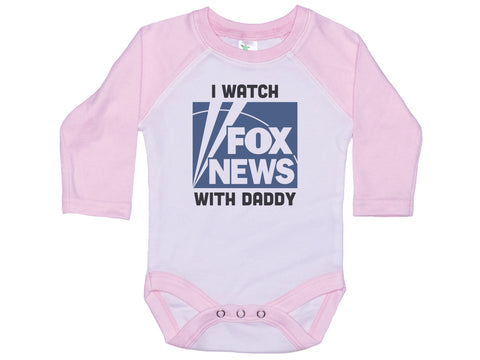 I Watch Fox New With Daddy Onesie®