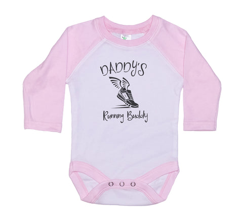 Daddy's Running Buddy Baby Onesie