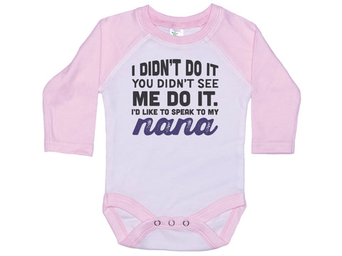 Speak To My Nana Onesie®