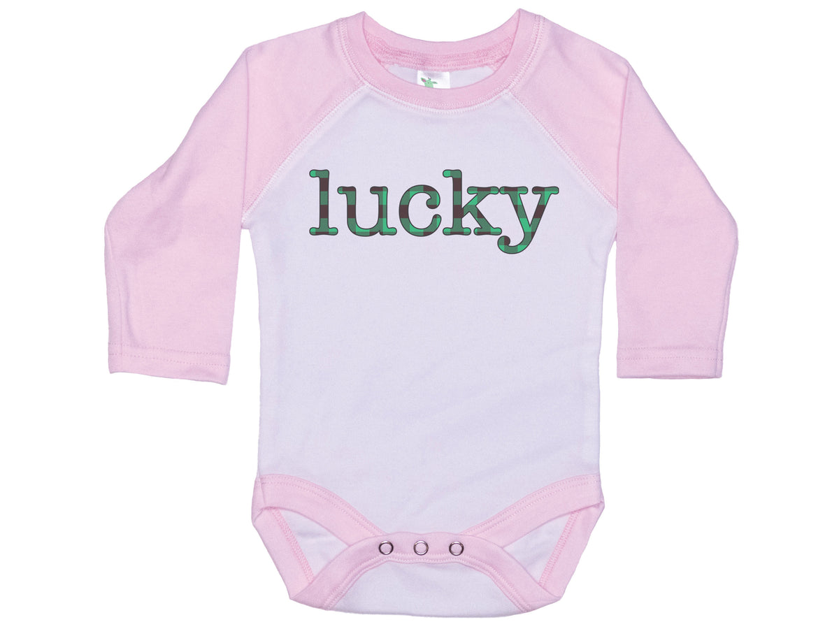 Lucky Plaid Onesie®