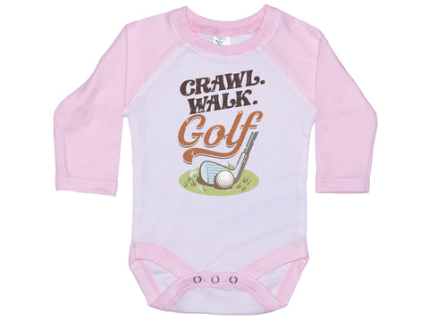 Crawl Walk Golf Onesie