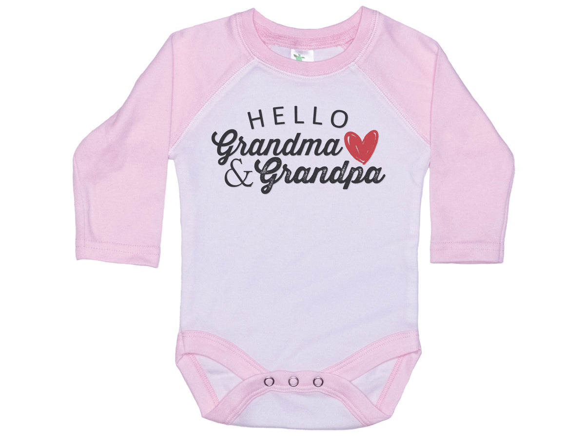 Hello Grandma And Grandpa Onesie®