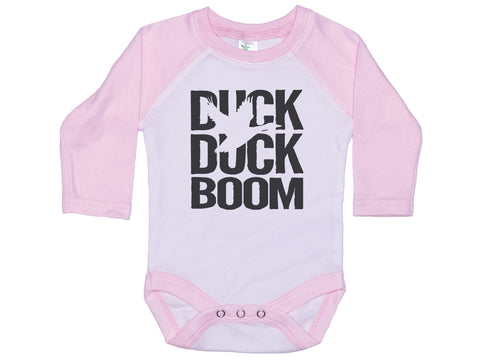 Duck Duck Boom Baby Onesie