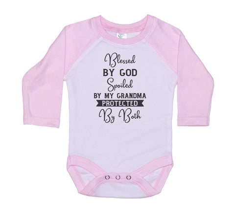 Blessed By God Spoiled By Grandma Onesie®