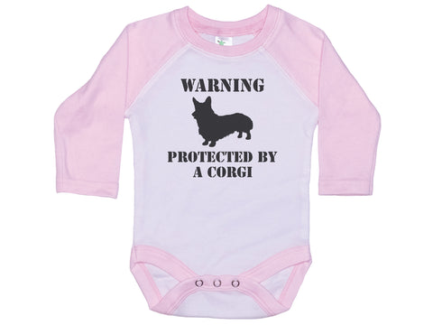Warning Protected By A Corgi Onesie®