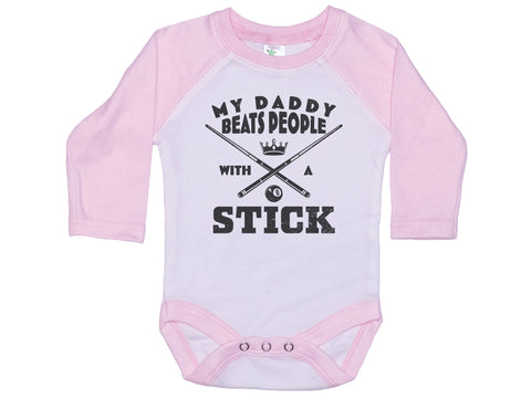 My Daddy Beats People With A Stick Onesie®