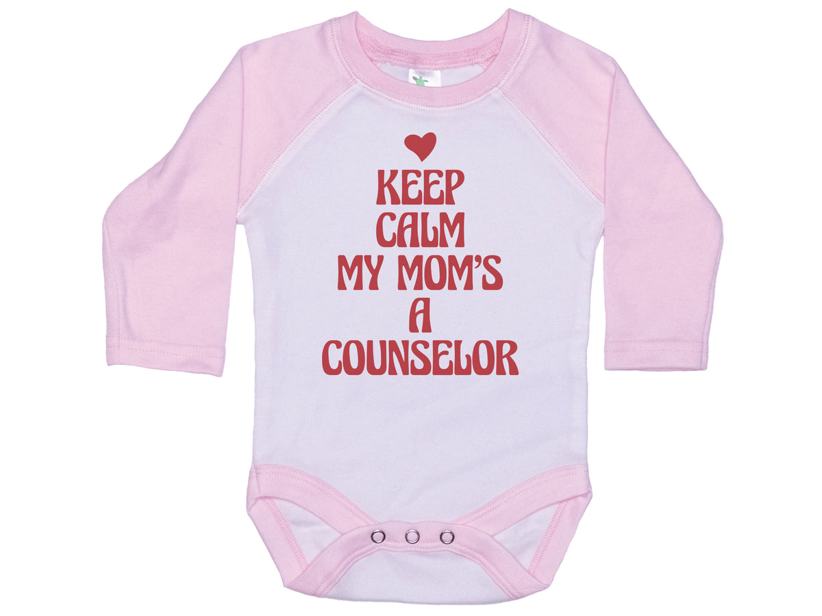 Keep Calm My Mom's A Counselor Onesie®