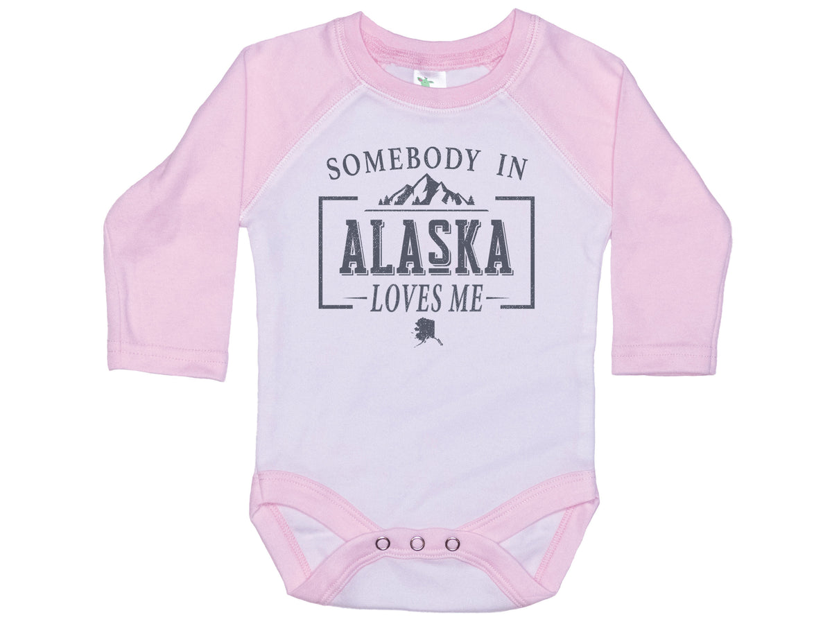 Somebody In Alaska Loves Me Onesie®