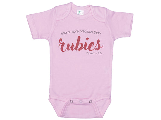 She Is More Precious Than Rubies Onesie®