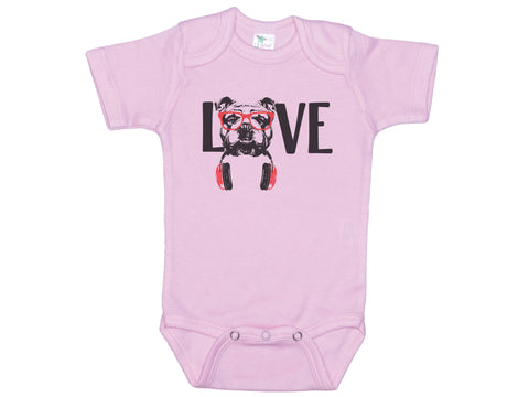 Love English Bulldog Onesie®