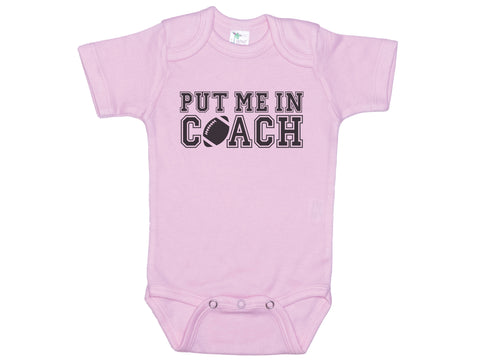 Put Me In Coach Football Onesie®