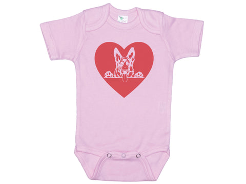 German Shepherd Heart Onesie®
