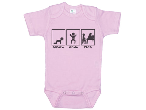 Crawl Walk Play Onesie® (Piano)