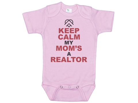 Keep Calm My Mom's A Realtor Onesie®