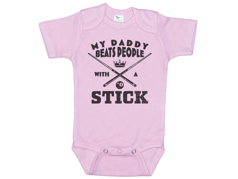 My Daddy Beats People With A Stick Onesie®