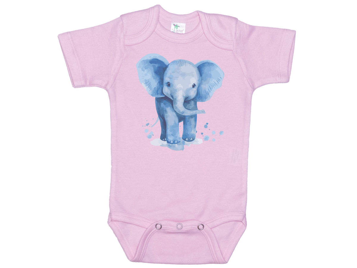 Watercolor Elephant Onesie®
