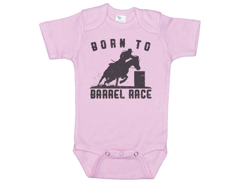 Born To Barrel Race Onesie®
