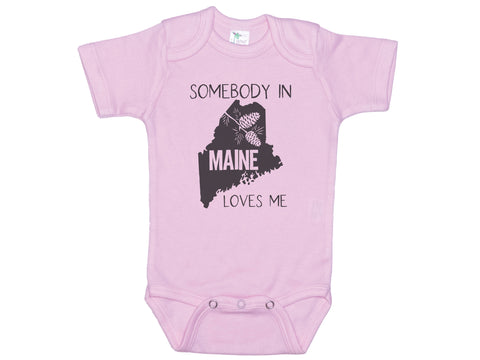 Somebody In Maine Love Me Onesie®