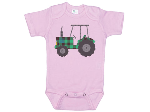 Plaid Tractor Onesie®