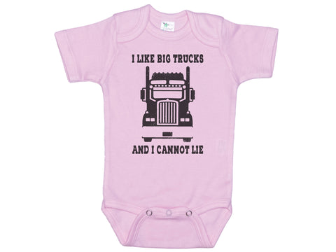 I Like Big Trucks And I Cannot Lie Onesie®