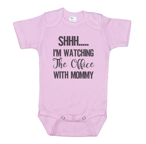 Shh I'm Watching The Office With Mommy Onesie®