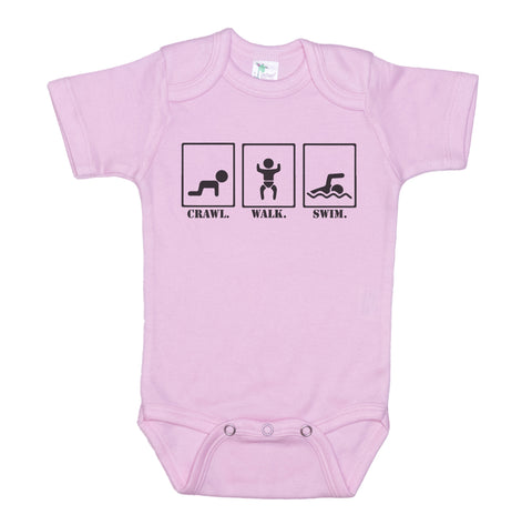 Crawl Walk Swim Onesie®